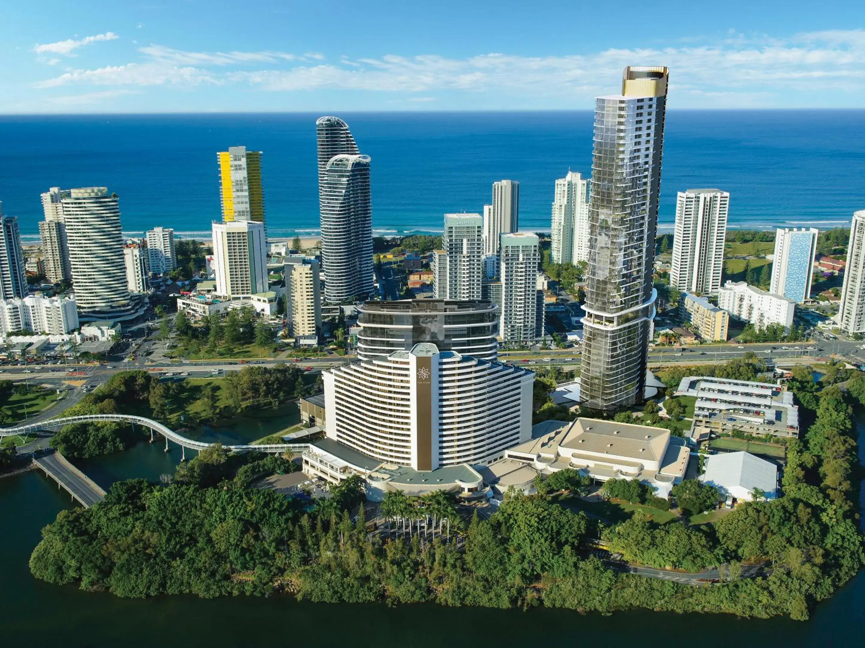 Property building in The Star Residences - Gold Coast Property building in The Star Residences - Gold Coast