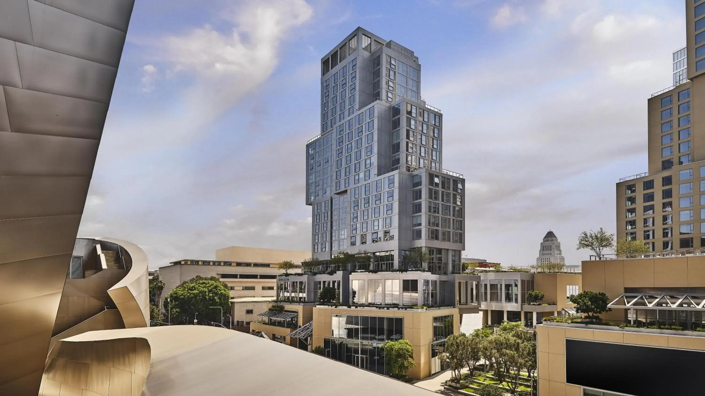Property building in Conrad Los Angeles Property building in Conrad Los Angeles