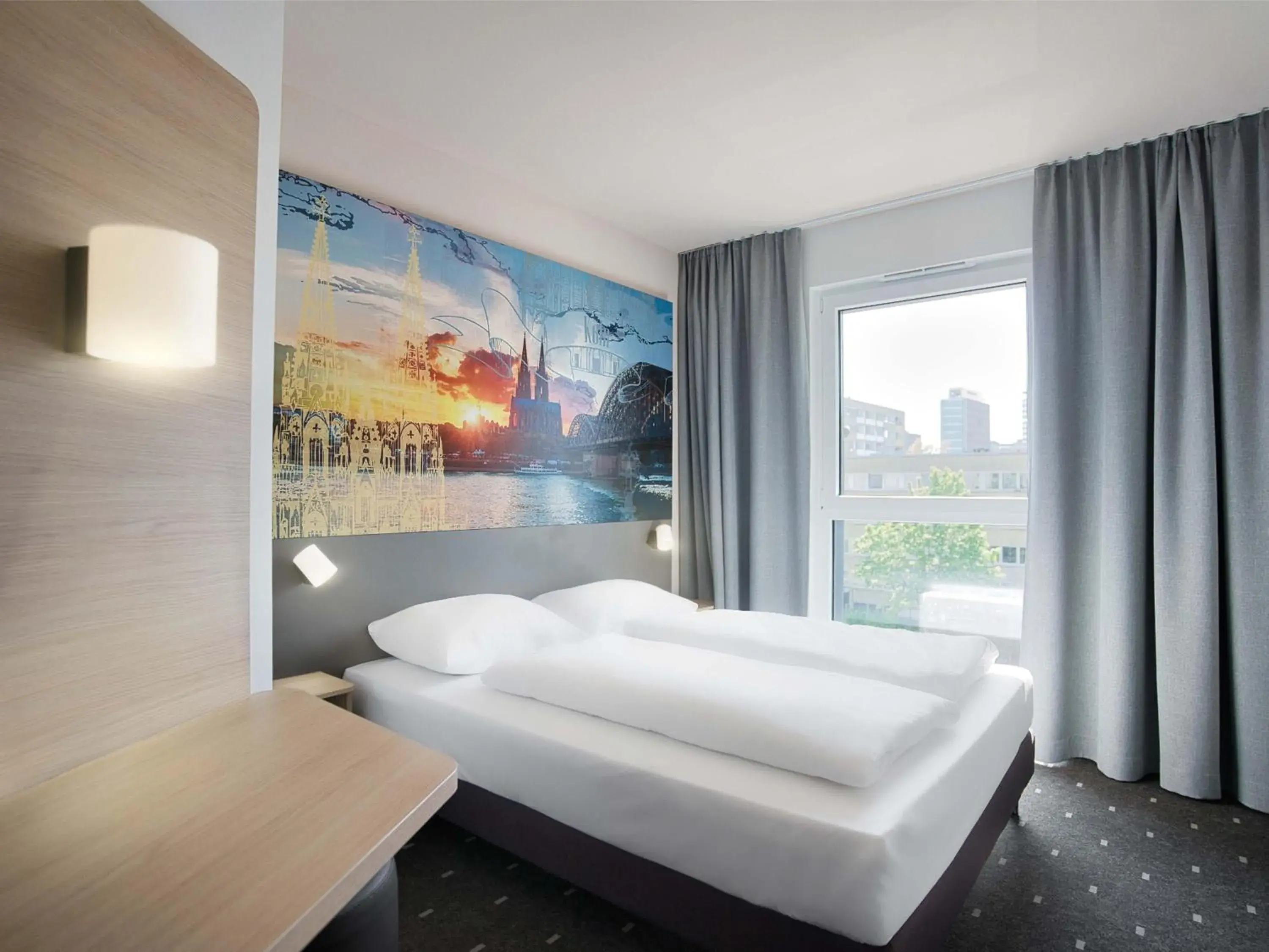 Bed in B&B Hotel Köln-City Bed in B&B Hotel Köln-City