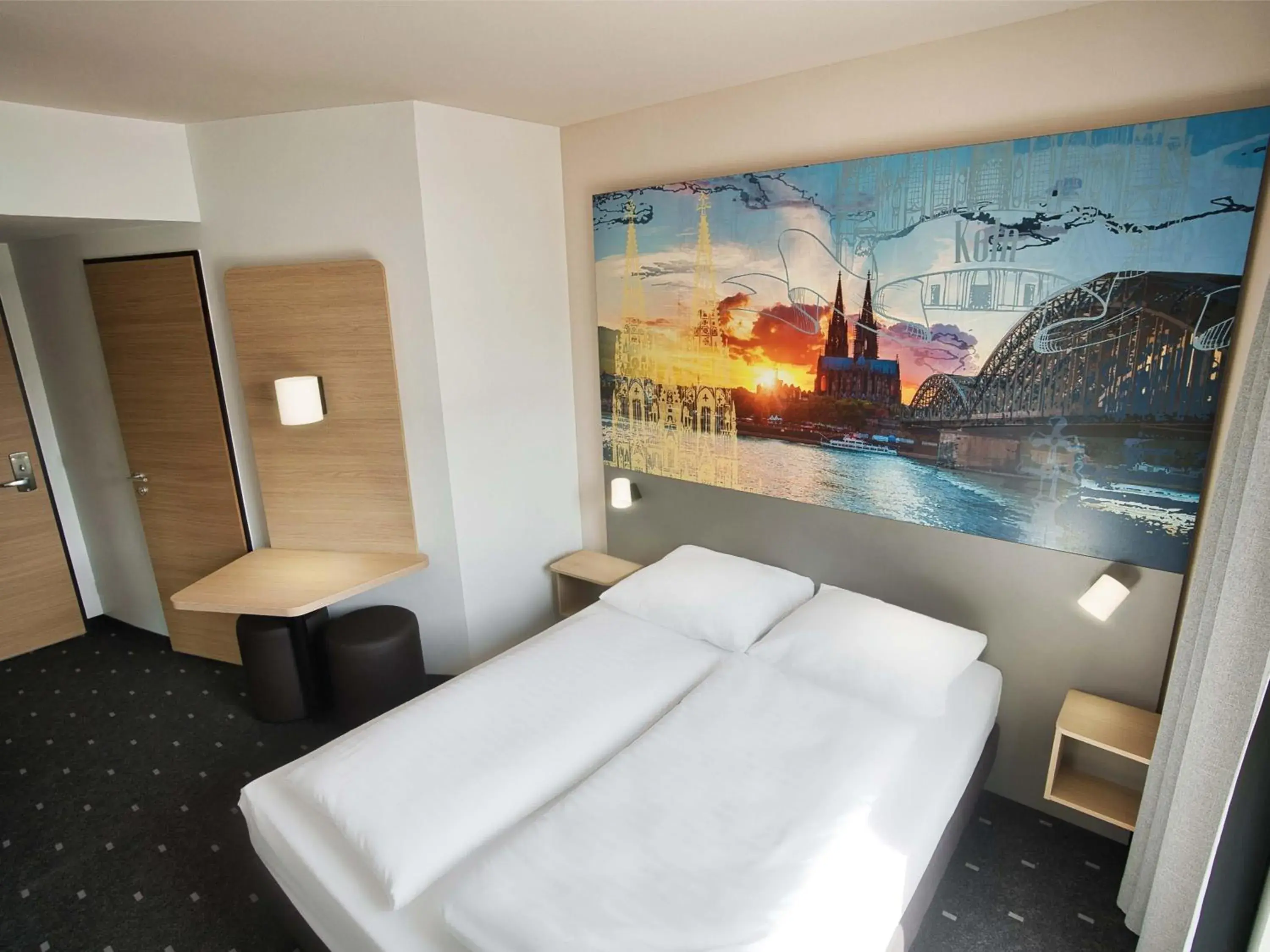 Bed in B&B Hotel Köln-City Bed in B&B Hotel Köln-City