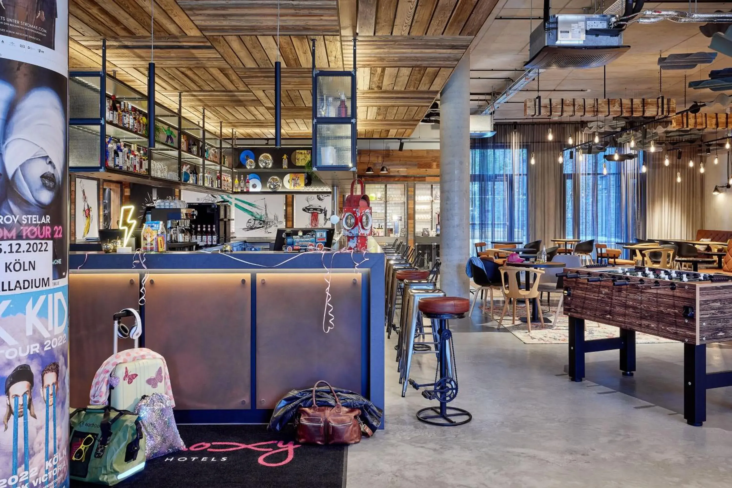 Lobby or reception in Moxy Cologne Muelheim Lobby or reception in Moxy Cologne Muelheim