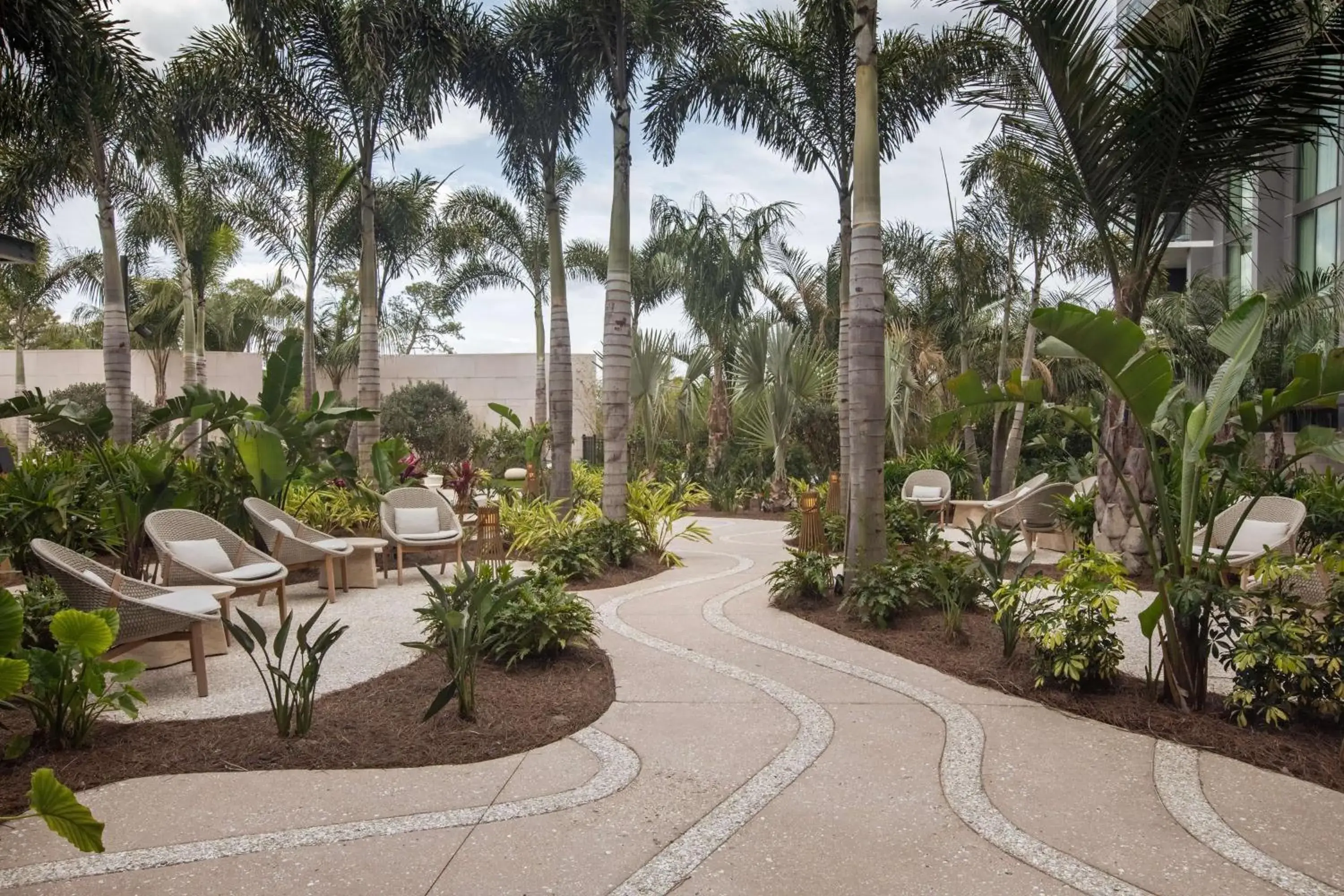 Garden in Conrad Orlando Garden in Conrad Orlando