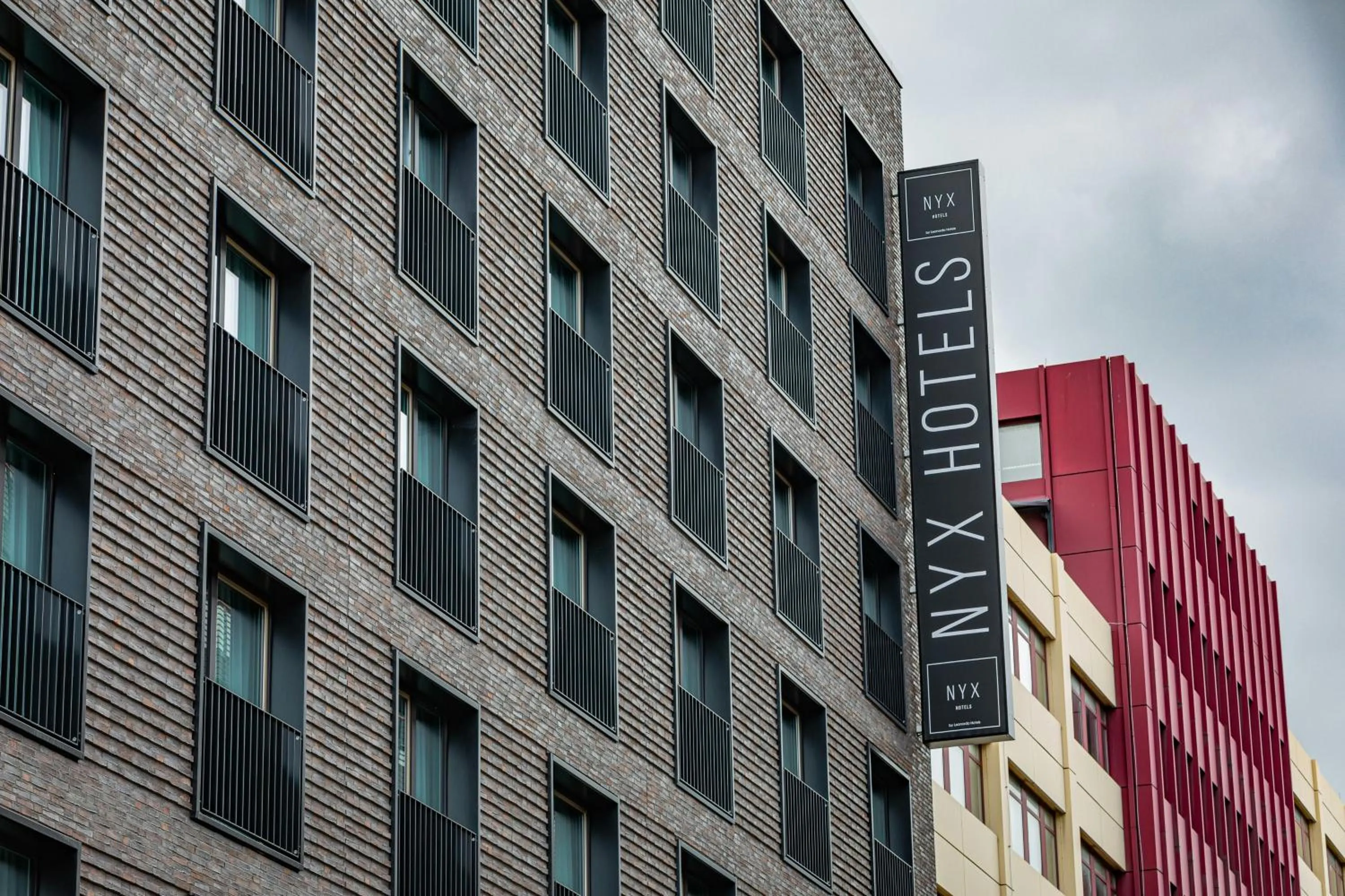 Property building in NYX Hotel Hamburg by Leonardo Hotels