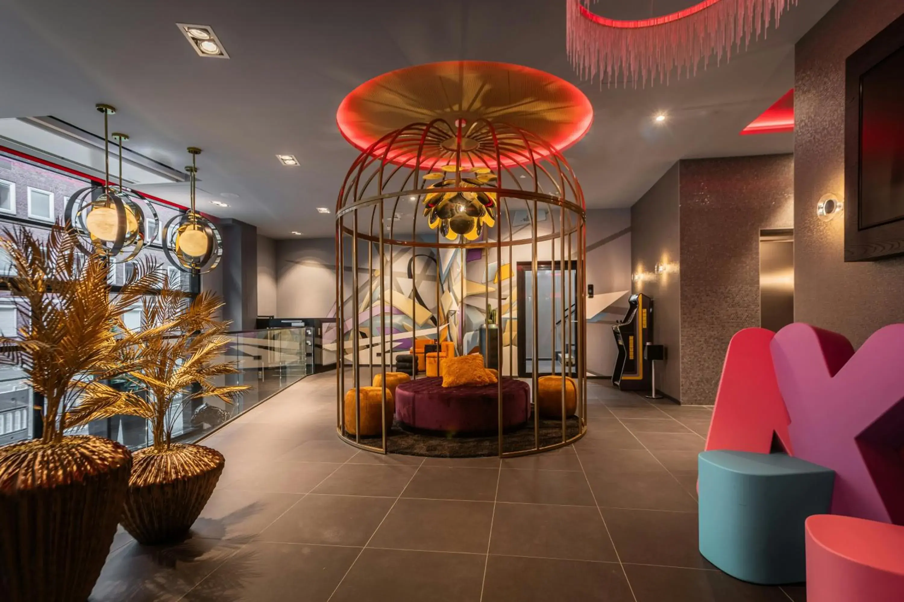 Lobby or reception in NYX Hotel Hamburg by Leonardo Hotels Lobby or reception in NYX Hotel Hamburg by Leonardo Hotels