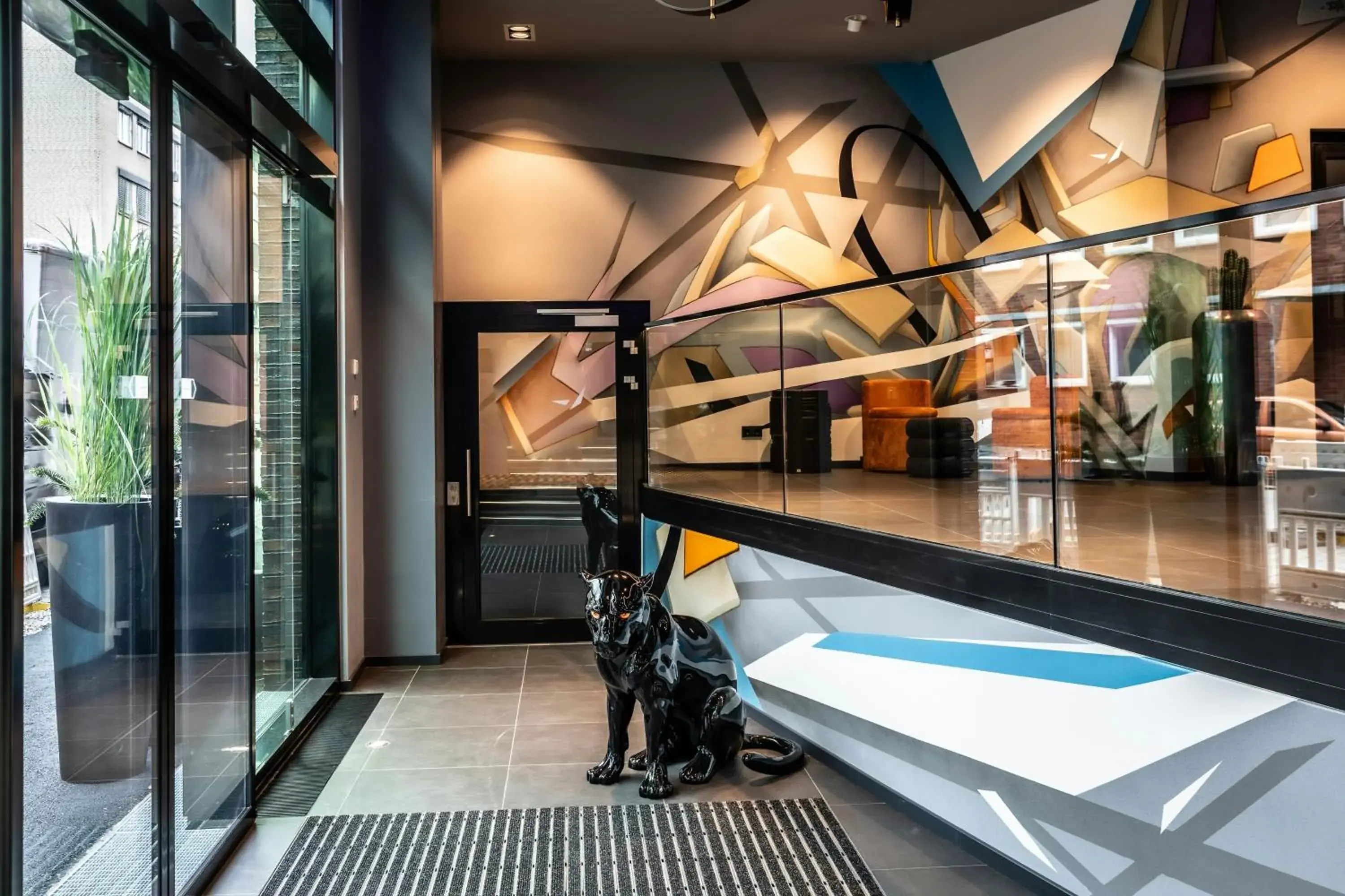 Lobby or reception in NYX Hotel Hamburg by Leonardo Hotels Lobby or reception in NYX Hotel Hamburg by Leonardo Hotels
