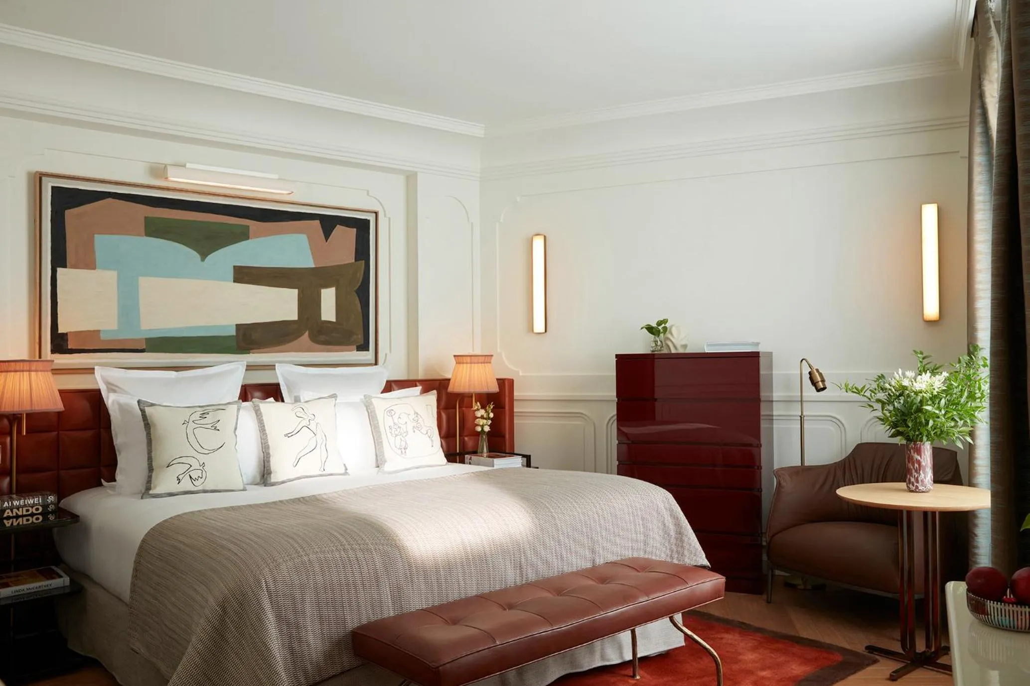 Bed in Villa-des-Prés