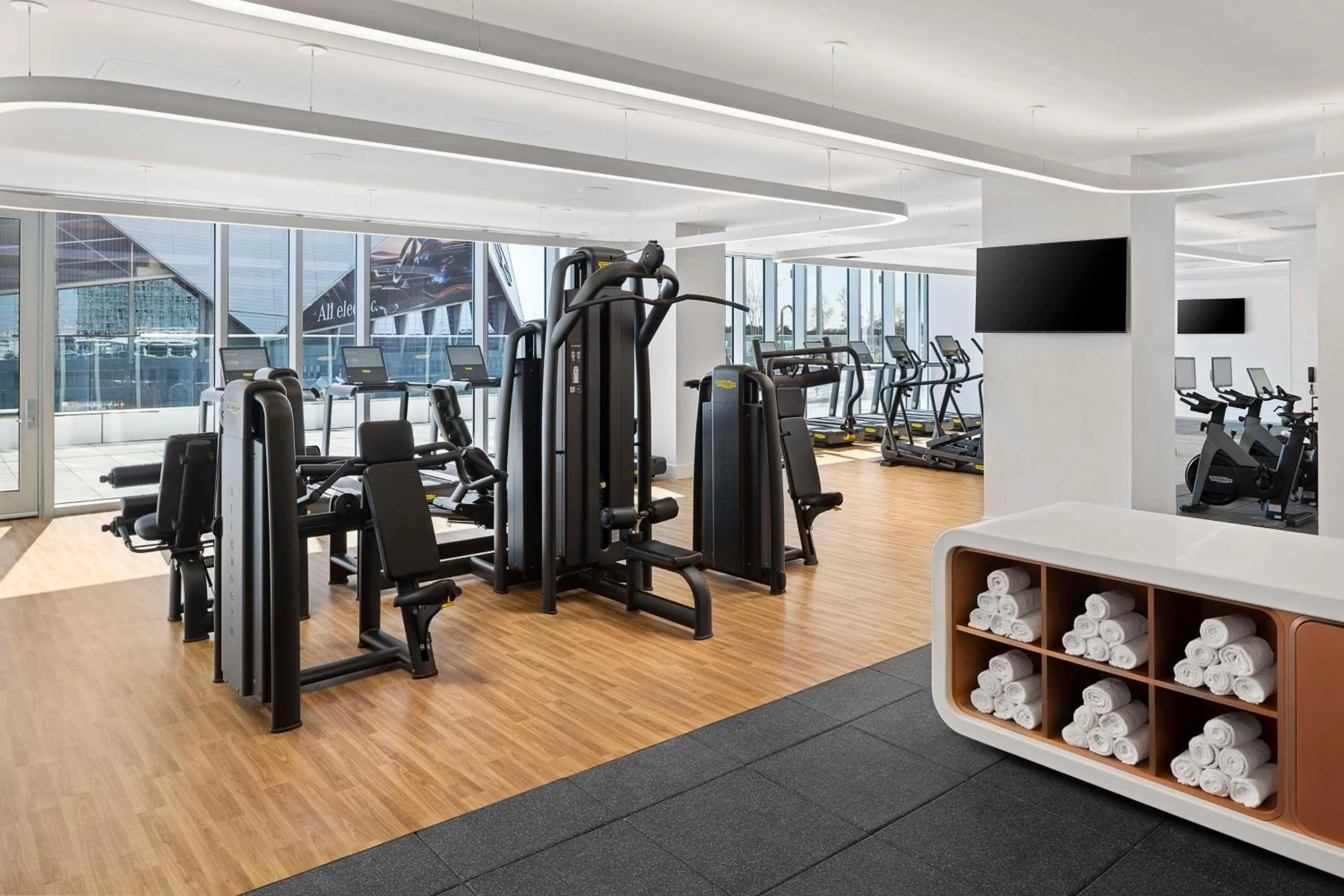 Fitness centre/facilities in Signia By Hilton Atlanta Georgia World Congress Center