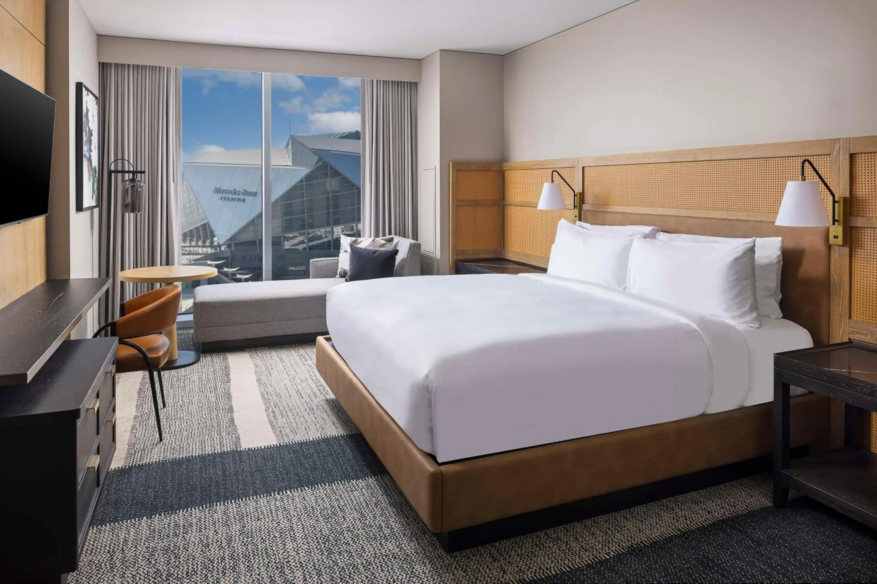 Bedroom, Bed in Signia By Hilton Atlanta Georgia World Congress Center Bedroom, Bed in Signia By Hilton Atlanta Georgia World Congress Center